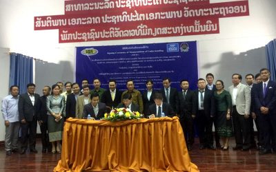 MOU Signing Expressway construction project Vientiane–Pakse Section 3 Savannakhet–Salavanh